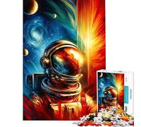 Puzzle da 1000 pezzi per ragazzi con vivaci soggetti spaziali ideale per attività divertenti da fare a casa per migliorare la memoria e per tutta la famiglia Adatto a partire dai 14 anni (38x26cm)