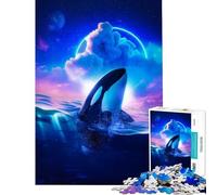 Puzzle da 1000 pezzi per ragazzi "Cosa c'è sopra il mare?" Giocattolo educativo per l'apprendimento e il relax Attività per la famiglia Regalo per donne e uomini (Dimensioni 38x26cm)