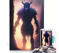 Puzzle da 1000 pezzi per ragazzi "Creatura delle Tenebre", gioco pratico, di analisi e logica, ideale come decorazione da scrivania 38x26cm