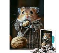 Puzzle da 1000 pezzi per ragazzi criceto detective puzzle da 1000 pezzi giocattolo decorativo per la casa taglio di precisione regalo di compleanno regalo di viaggio (38x52cm)