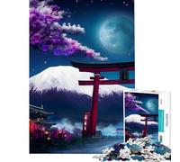 Puzzle da 1000 pezzi per ragazzi dal Torii Gate al Monte Fuji Puzzle per ragazzi giochi rilassanti per tutta la famiglia stimolano la mente (dimensioni 38x26cm)