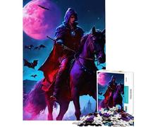 Puzzle da 1000 pezzi per ragazzi Dark Knight Rider gioco educativo da 1000 pezzi sfida impegnativa divertimento per tutta la famiglia (50x75cm)