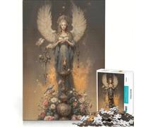 Puzzle da 1000 pezzi per ragazzi, Dea Fortuna, Gioco Impossibile, Interazione genitore-figlio, Regalo di Natale e compleanno 38x52cm