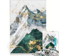 Puzzle da 1000 pezzi per ragazzi decorazione a tema natura e oro giocattolo fai-da-te migliora la memoria collezione d'artista belle arti 38x26cm