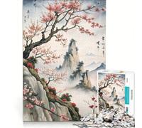 Puzzle da 1000 pezzi per ragazzi, dipinti classici cinesi, gioco per famiglie, attività divertenti da fare a casa, per rafforzare l'amore tra le coppie 38x26cm