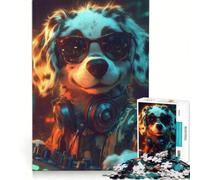 Puzzle da 1000 pezzi per ragazzi DJ Dalmata gioco educativo divertente attività da fare in casa per rafforzare l'amore tra le coppie 38x26cm