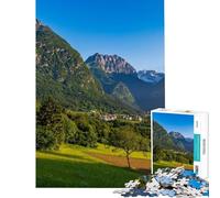 Puzzle da 1000 pezzi per ragazzi Dolomiti all'alba Puzzle per adulti giochi rilassanti che migliorano la memoria Ideale come regalo per tutta la famiglia (dimensioni 38x26cm)