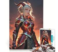 Puzzle da 1000 pezzi per ragazzi, Drago Cavaliere, Gioco educativo, Regalo di compleanno, Offerta regalo per tutta la famiglia 38x26cm