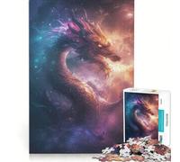 Puzzle da 1000 pezzi per ragazzi Drago Cosmico Magico Gioco Educativo Interazione Genitore-Figlio Ideale come Regalo 38x52cm