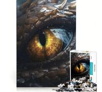 Puzzle da 1000 pezzi per ragazzi Drago del Tuono Occhio di Topazio Gioco Impossibile Interazione genitore-figlio Gioco stimolante Regalo 38x52cm