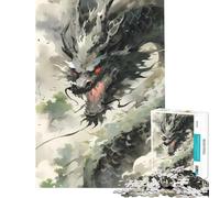 Puzzle da 1000 pezzi per ragazzi Drago della Palude Giocattolo avvincente per coltivare la pazienza Divertente gioco per tutta la famiglia Ottimo regalo e giocattolo (Dimensioni 38x52cm)