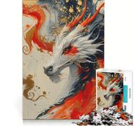 Puzzle da 1000 pezzi per ragazzi Drago di Sangue, Gioco Impossibile, Allena la tua mente e le tue mani, Regalo di compleanno, Regali, 38x52cm