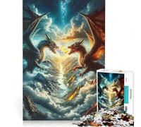 Puzzle da 1000 pezzi per ragazzi, Duello dei Destini, gioco educativo, divertente e umoristico, compleanni e occasioni speciali 38x52cm