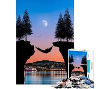Puzzle da 1000 pezzi per ragazzi Dundee Hammock View gioco per famiglie sfida per l'intelligenza giocattolo avvincente regalo per il Secret Santa migliora la memoria (dimensioni 38x26cm)