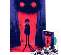 Puzzle da 1000 pezzi per ragazzi e ragazze con l'ombra del mostro gioco educativo e stimolante gioco pratico e divertente (dimensioni 38x26cm)