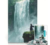 Puzzle da 1000 pezzi per ragazzi "Echi della cascata", gioco educativo, decorazione da parete, per rafforzare l'amore tra le coppie 50x75cm
