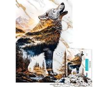 Puzzle da 1000 pezzi per ragazzi Echi della natura selvaggia Puzzle per adulti: giochi rilassanti taglio di precisione esercizio per la mente (dimensioni 38x52cm)