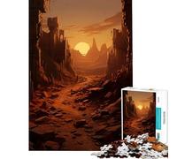 Puzzle da 1000 pezzi per ragazzi "Echi di un impero caduto" gioco intellettuale gioco pratico antistress ottimo regalo per gli amanti dei giochi (dimensioni 50x75cm)