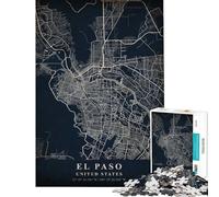 Puzzle da 1000 pezzi per ragazzi El Paso Stati Uniti Puzzle per adulti giochi per famiglie decorazione per la casa regalo di compleanno (dimensioni 50x75cm)