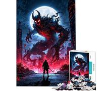 Puzzle da 1000 pezzi per ragazzi epico scontro tra mostri ed eroi divertente gioco di puzzle decorazione per la casa attività divertenti da fare in casa (dimensioni 38x26cm)