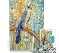 Puzzle da 1000 pezzi per ragazzi, "Falco sotto un cielo scintillante", gioco educativo, difficile, regalo di compleanno, regalo di viaggio 38x26cm