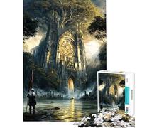 Puzzle da 1000 pezzi per ragazzi Fallen Sanctum of The Cursed Valley Puzzle per adulti gioco pratico taglio di precisione divertente attività da fare a casa (dimensioni 38x52cm)