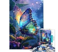 Puzzle da 1000 pezzi per ragazzi farfalla psichedelica gioco educativo giocattolo intellettuale regalo per compleanni apprendimento educativo (dimensioni 38x52cm)