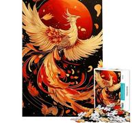 Puzzle da 1000 pezzi per ragazzi Fenice Nascente puzzle da 1000 pezzi giocattolo decorativo per la casa gioco educativo dal design accattivante (38x52cm)