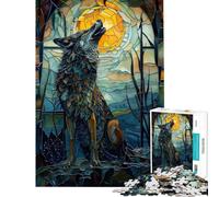 Puzzle da 1000 pezzi per ragazzi fiaba del lupo impegnativo da completare perfetto per decorazione e relax per ragazzi dai 14 anni in su (38x26cm)