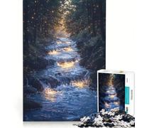 Puzzle da 1000 pezzi per ragazzi, Fiume Incantato, Giocattolo Educativo, Sfida Impegnativa, Ideale come Regalo 38x52cm