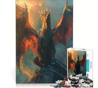 Puzzle da 1000 pezzi per ragazzi "Flagello dei Cieli" gioco educativo divertente antistress regalo di Natale o compleanno 38x52cm