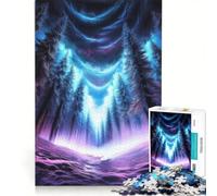 Puzzle da 1000 pezzi per ragazzi, "Foresta eterea luminosa", gioco educativo, difficile, regalo di compleanno, regalo di viaggio 50x75cm