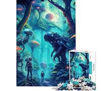 Puzzle da 1000 pezzi per ragazzi Frontiera Galattica Aliena Giocattolo Antistress Analisi e Logica Stimolante da Completare (Dimensioni 38x26cm)