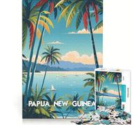 Puzzle da 1000 pezzi per ragazzi fuga tropicale in Papua giochi rilassanti attività divertenti da fare in casa compleanno e Natale 38x52cm