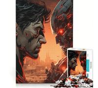 Puzzle da 1000 pezzi per ragazzi: Futuro Uomo contro Macchina, gioco rompicapo, decorazione perfetta, ogni pezzo è unico 38x52cm