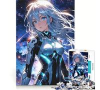 Puzzle da 1000 pezzi per ragazzi: Galactic Warrior︰ Dawn of The Star Guardian, un gioco pratico, divertente e spiritoso, ideale come regalo per amici e familiari 38x52cm