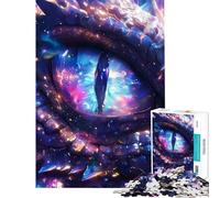 Puzzle da 1000 pezzi per ragazzi galassia universo occhio di drago puzzle per adolescenti giochi rilassanti per tutta la famiglia aiuta ad allenare il cervello (dimensioni 38x26cm)