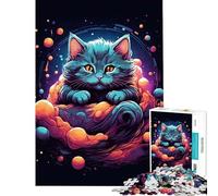 Puzzle da 1000 pezzi per ragazzi gattino Munckhin giocattolo decorativo per la casa sfida impegnativa regalo di Natale o di compleanno (50x75cm)