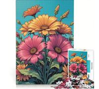 Puzzle da 1000 pezzi per ragazzi, giardino fiorito, gioco pratico, sfida impegnativa, compleanno e altre occasioni 50x75cm