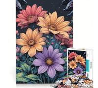 Puzzle da 1000 pezzi per ragazzi, giardino fiorito, gioco rompicapo, decorazione perfetta, ogni pezzo è unico 50x75cm