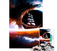 Puzzle da 1000 pezzi per ragazzi giocattolo a tema pirati gioco educativo divertente per tutta la famiglia ottimo regalo e giocattolo (dimensioni 38x26cm)