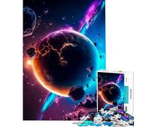 Puzzle da 1000 pezzi per ragazzi giocattolo educativo "Cosmic Collision" gioco per famiglie ottimo regalo per gli amanti dei giochi (dimensioni 38x26cm)