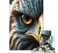 Puzzle da 1000 pezzi per ragazzi giocattolo educativo "Occhio d'Aquila" per primi piani giochi rilassanti per tutta la famiglia regalo di Babbo Natale segreto (dimensioni 38x26cm)