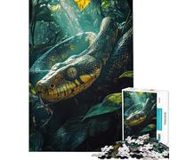 Puzzle da 1000 pezzi per ragazzi gioco educativo a tema predatori della giungla regalo di compleanno e regalo per il Secret Santa (dimensioni 38x52cm)