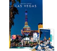 Puzzle da 1000 pezzi per ragazzi gioco pratico di Las Vegas giocattolo avvincente per coltivare la pazienza ottimo regalo sfida impegnativa (dimensioni 38x26cm)