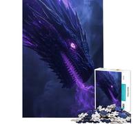 Puzzle da 1000 pezzi per ragazzi gioco rompicapo Drago Ombra giocattolo stimolante ottimo regalo e decorazione per la casa (dimensioni 38x26cm)