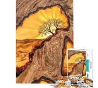 Puzzle da 1000 pezzi per ragazzi Golden Hour in resina ideale per adulti e famiglie con schema di assemblaggio perfetto come regalo per tutta la famiglia (dimensioni 50x75cm)