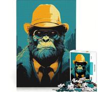 Puzzle da 1000 pezzi per ragazzi, Gorilla, Mafia Boss, gioco rompicapo, difficile e stimolante, ideale come regalo per tutta la famiglia 38x26cm