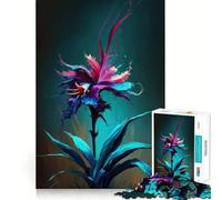 Puzzle da 1000 pezzi per ragazzi,grande e bellissimo fiore,taglio netto,puzzle logico,gioco per il tempo libero,regalo di Natale rilassante (50x75cm)