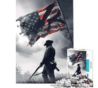 Puzzle da 1000 pezzi per ragazzi Guerra Civile Americana gioco educativo giocattolo didattico opera d'arte regalo taglio di precisione (dimensioni 50x75cm)